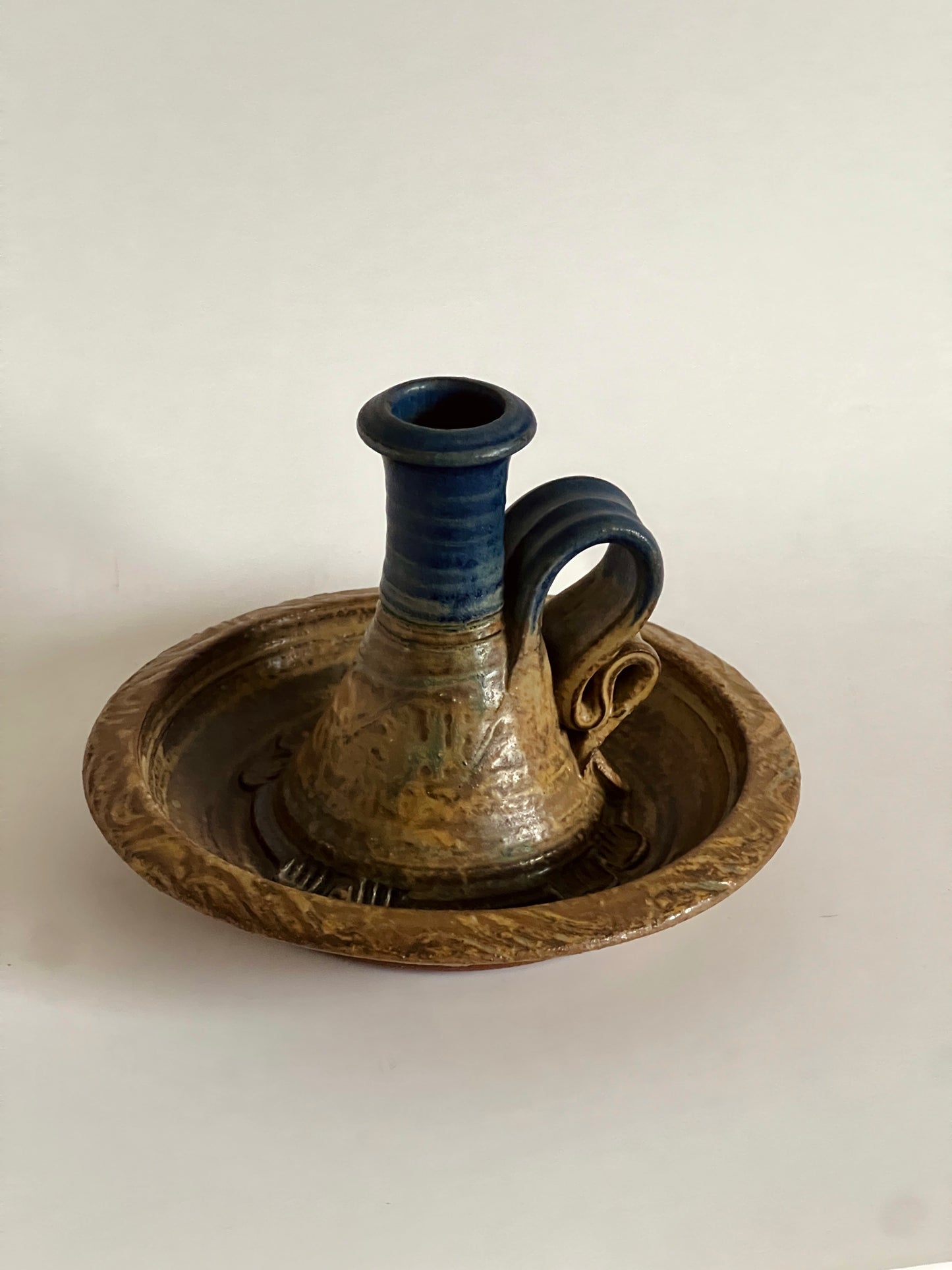 Perenne Glazed Pottery Candle Holder