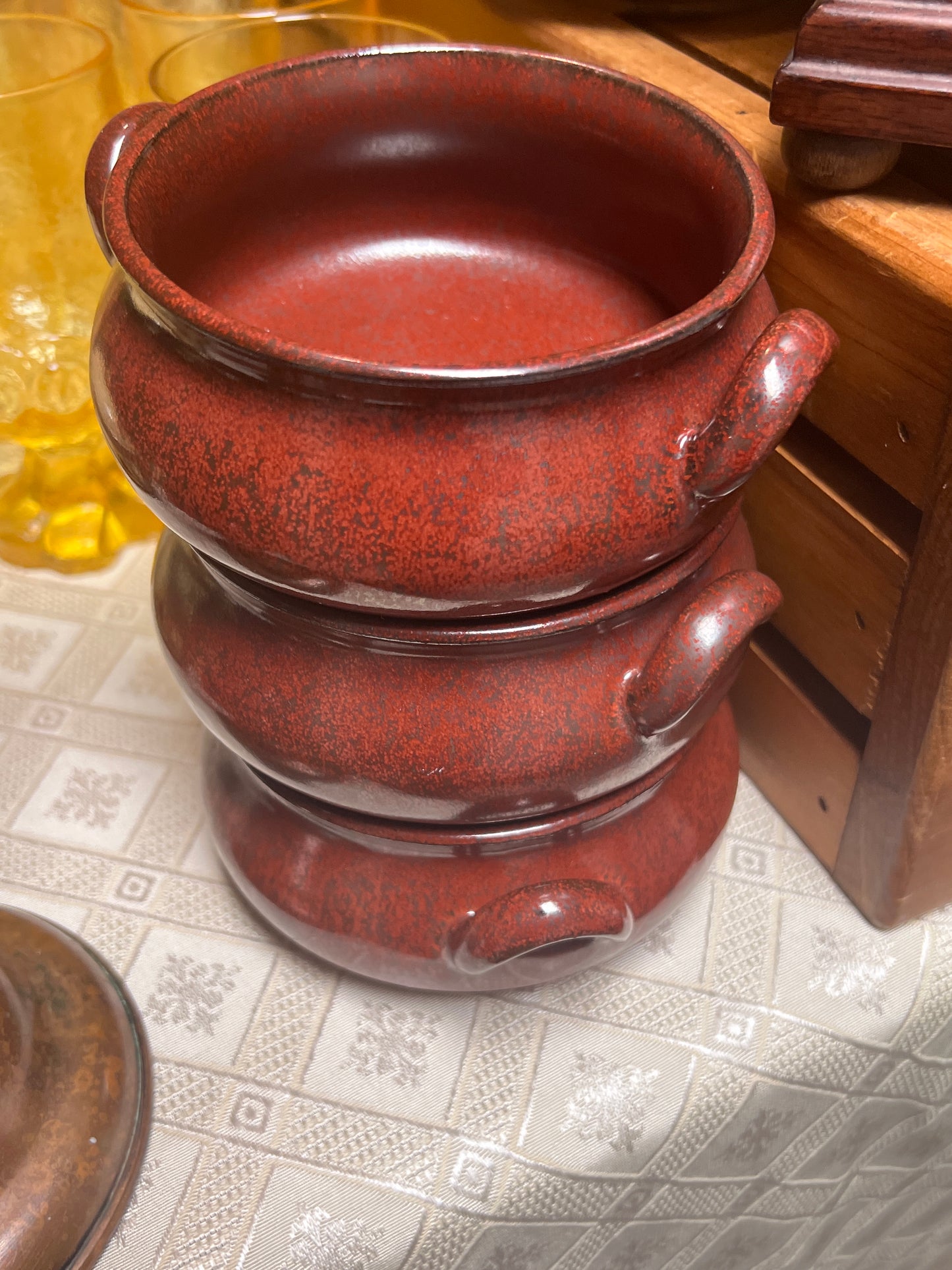 Zona 3pc Pottery Soup Bowls