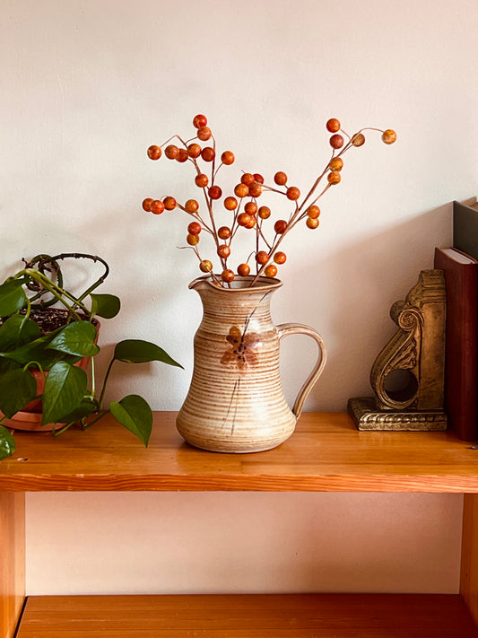 Sienna Pottery Pitcher