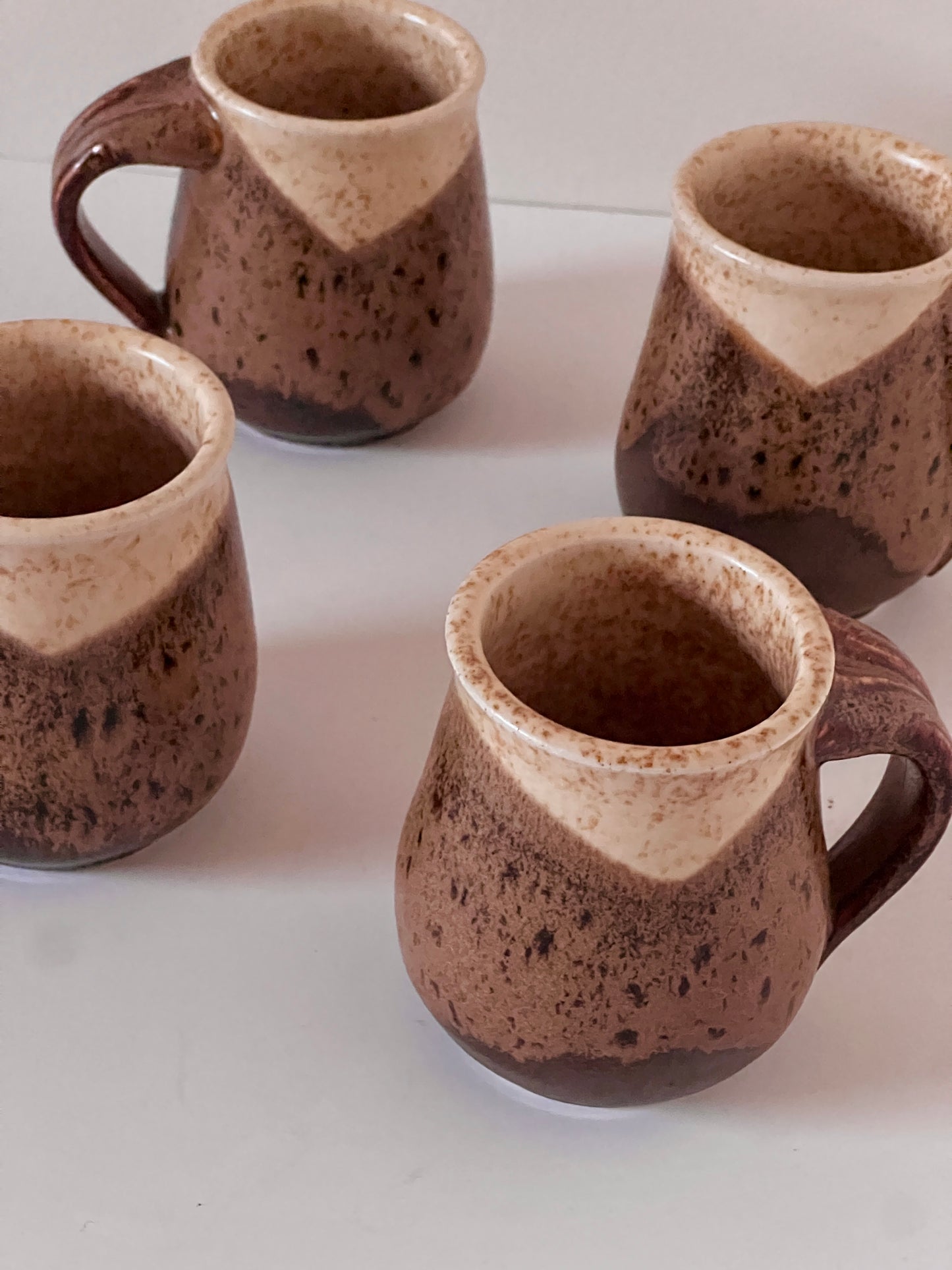 4pc Tartaruga Pottery Mug Set