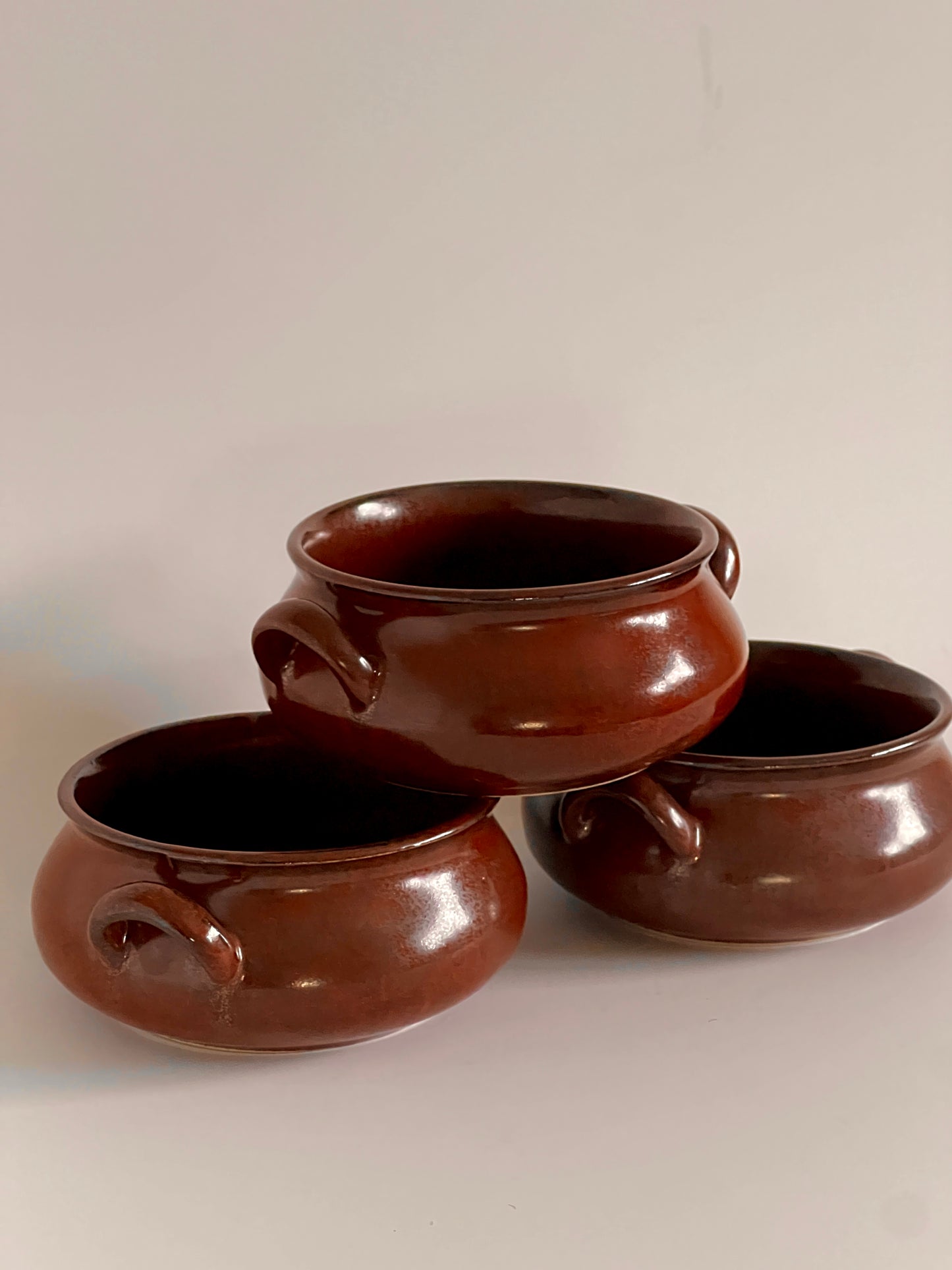 Zona 3pc Pottery Soup Bowls