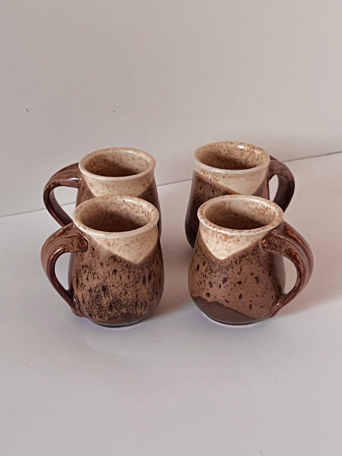 4pc Tartaruga Pottery Mug Set