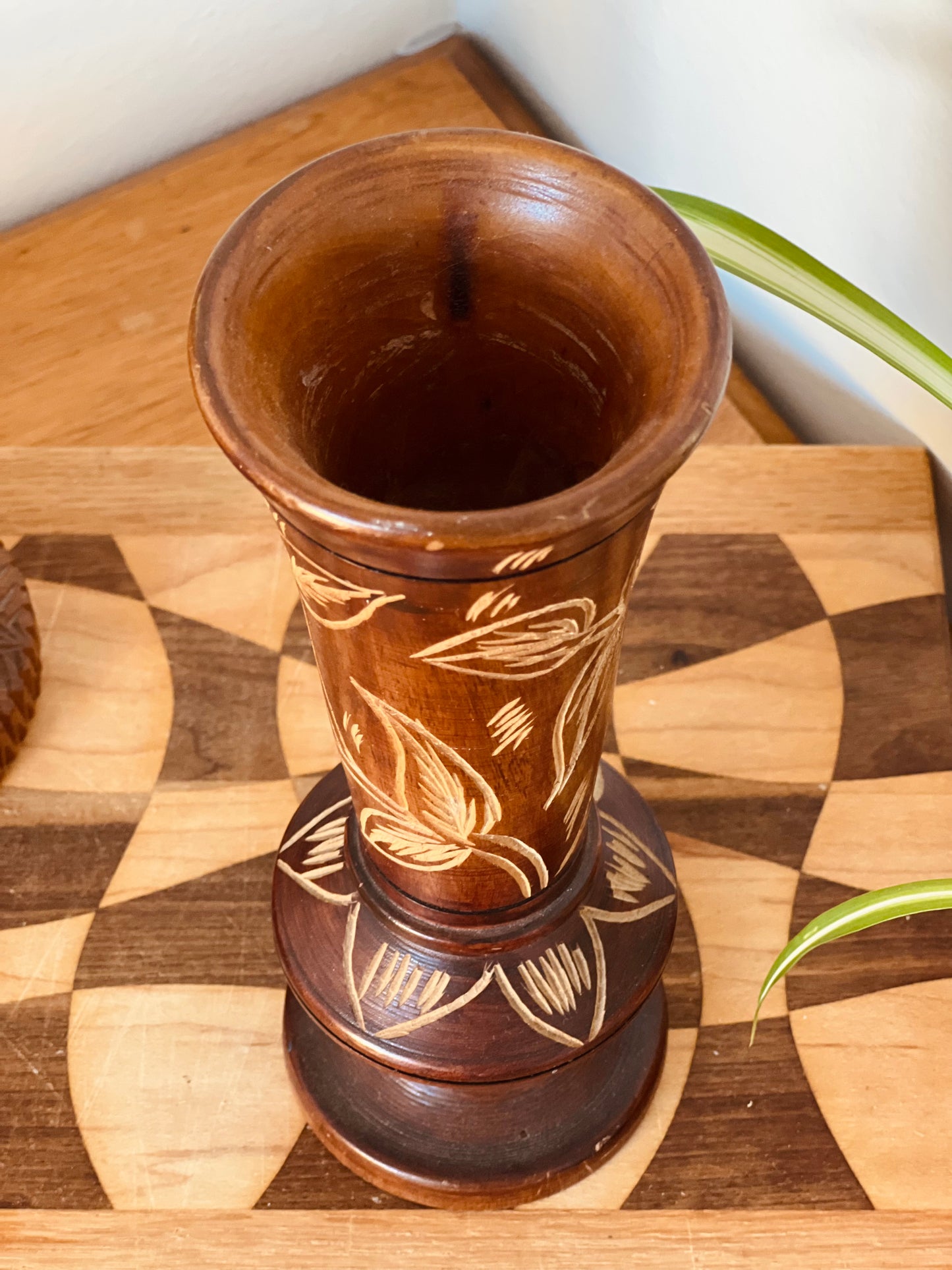 Tacca Wood Vase