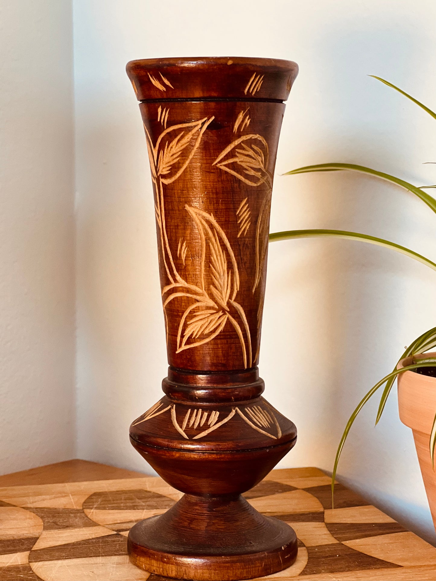 Tacca Wood Vase