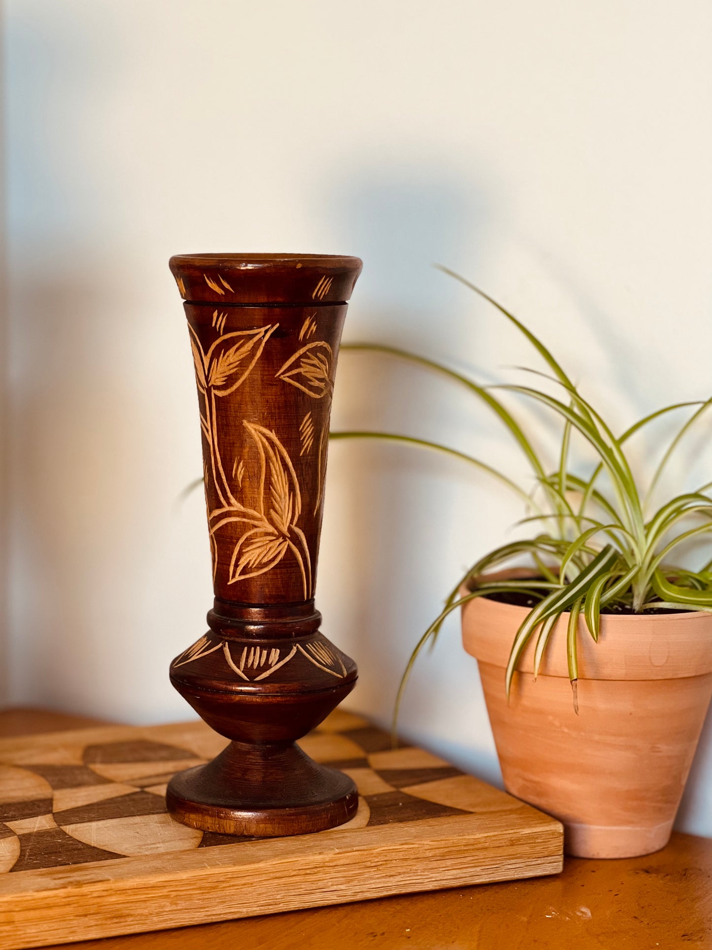 Tacca Wood Vase